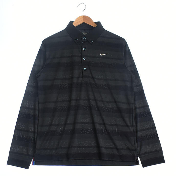 メンズ 長袖ポロシャツ ブラック系【中古】ゴルフウェア｜ゴルフ