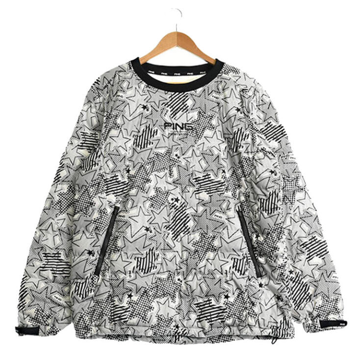 メンズ 長袖中綿スニードジャック ブラック系【中古】ゴルフウェア