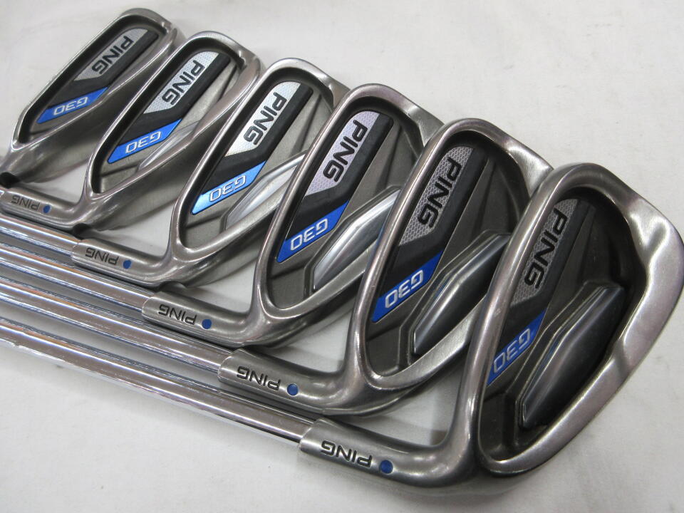 名器PING G30アイアンセット 6本セット 黒ドット 名器PING G30アイアンセット 6本セット 黒ドット
