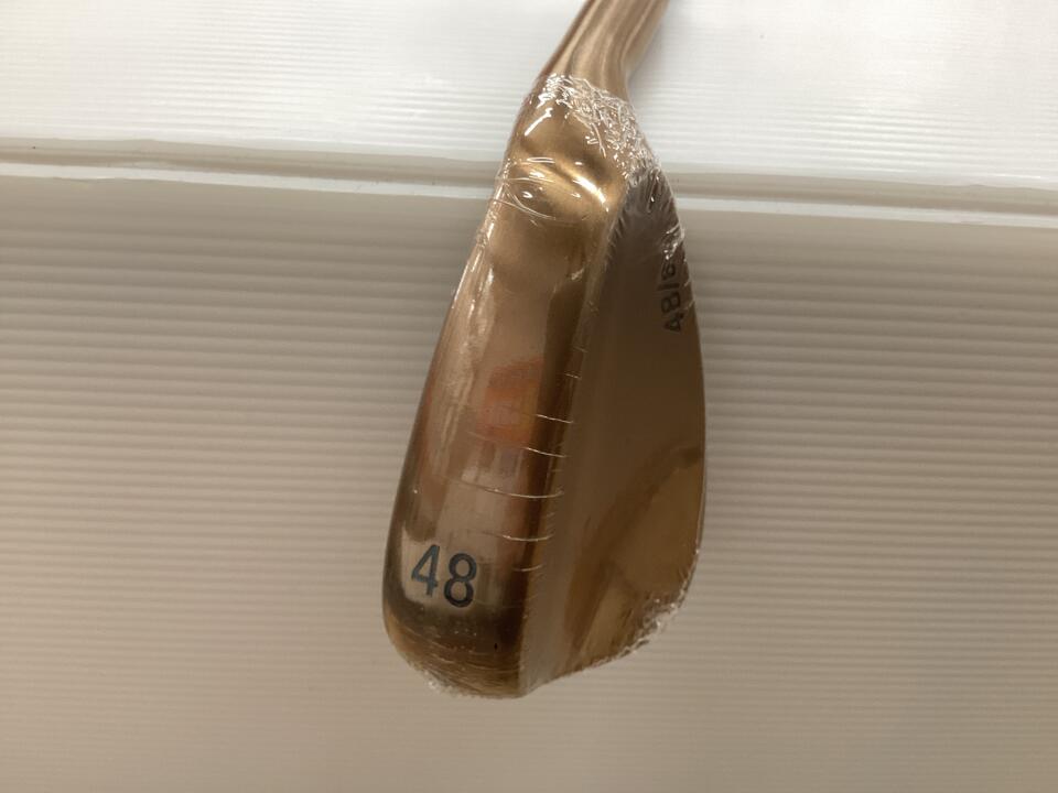 新品 無刻印 ノーロゴ ウェッジ 54° ブロンズ カッパーメッキ スチール mukokuin-top11.jpg