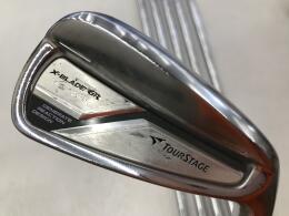 美品 ツアーステージ TOURSTAGE X-BLADE GR アイアン7本 S ツアーステージ X-BLADE GR FORGED (2012)｜ブリヂストン