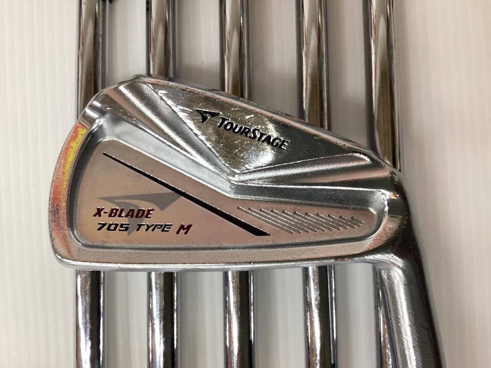 ブリヂストン X-BLADE 705 タイプ M アイアンウェッジセット 7本 ブリヂストン ツアーステージ X-BLADE 705 TYPE M アイアン6本