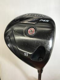 ★SRIXON スリクソン ダンロップ Z745 ドライバー 10.5°KUROKAGE FLEX-S ヘッドカバー付 ブラック×ホワイト スポーツ用品 ES153 【中古】 中古良品 カスタム DUNLOP ダンロップ SRIXON スリクソン Z745