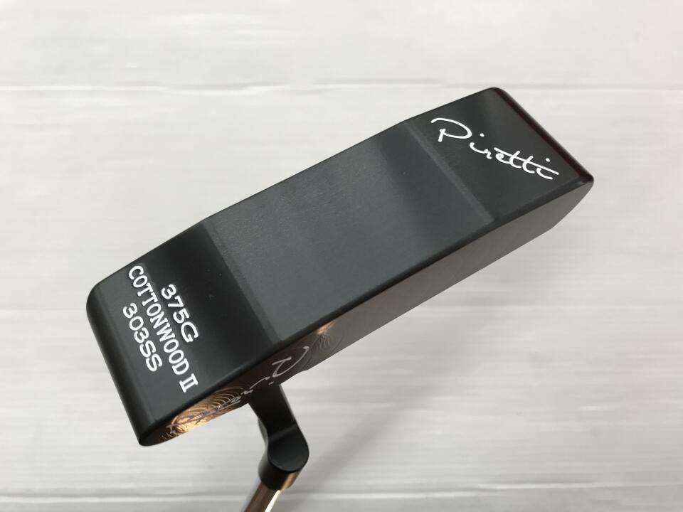 COTTON WOOD 2 Midnight Black｜Piretti｜パター｜オリジナルスチール