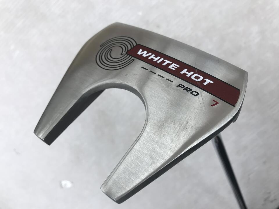 【中古ゴルフクラブ】オデッセイ ホワイト ホット プロ 2.0 ブラック #1 パター オリジナルスチール パター【14日間返品OK】 ホワイト ホット プロ #7｜オデッセイ｜パター｜オリジナルスチール