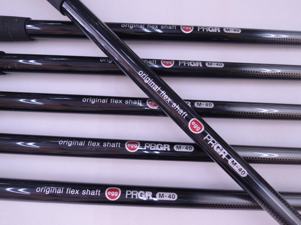 【中古ゴルフクラブ】プロギア　egg　egg(2019) アイアン egg original flex shaft　シャフト：egg original flex shaft egg 2019｜プロギア｜アイアンセット｜egg オリジナルカーボン｜中古