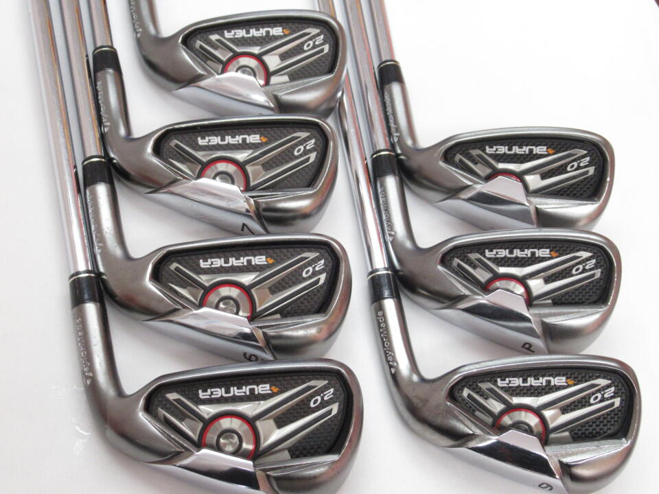 【中古ゴルフクラブ】(7本セット)テーラーメイド バーナー 2.0 アイアン (日本仕様) NSプロ 950GH 4〜9.P【14日間返品OK】 バーナー アイアン 2.0｜テーラーメイド｜アイアンセット｜NSプロ950GH