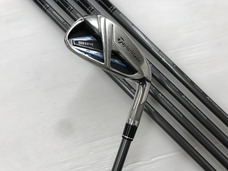 SIM MAX｜テーラーメイド｜アイアンセット｜TENSEI BLUE TM60｜中古