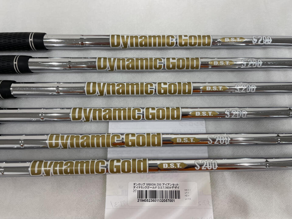 SRIXON ZX5｜ダンロップ｜アイアンセット｜ダイナミックゴールド
