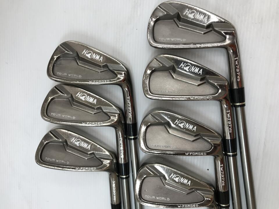 美品ホンマツアーワールドTW737Vs アイアン7本 VIZARD IB 85S TOUR WORLD TW737Vs｜ホンマゴルフ｜アイアンセット｜VIZARD IB 105