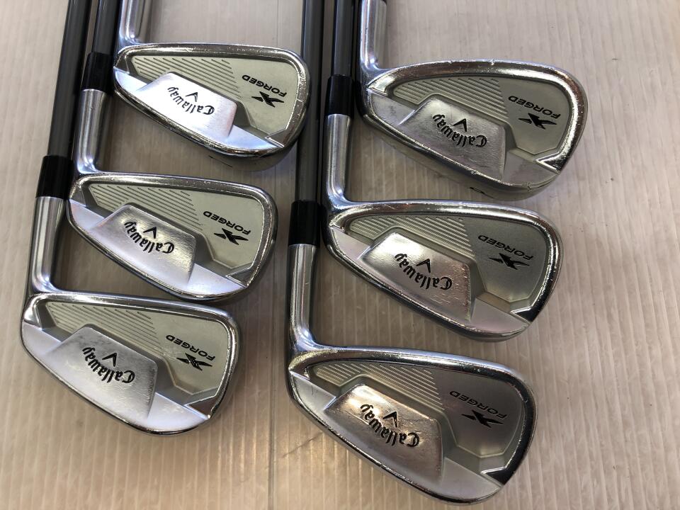 キャロウェイ X FORGED STAR 2021 MC80 S 5-P 6本 X FORGED STAR 2021｜キャロウェイ｜アイアンセット｜Fujikura MC 80