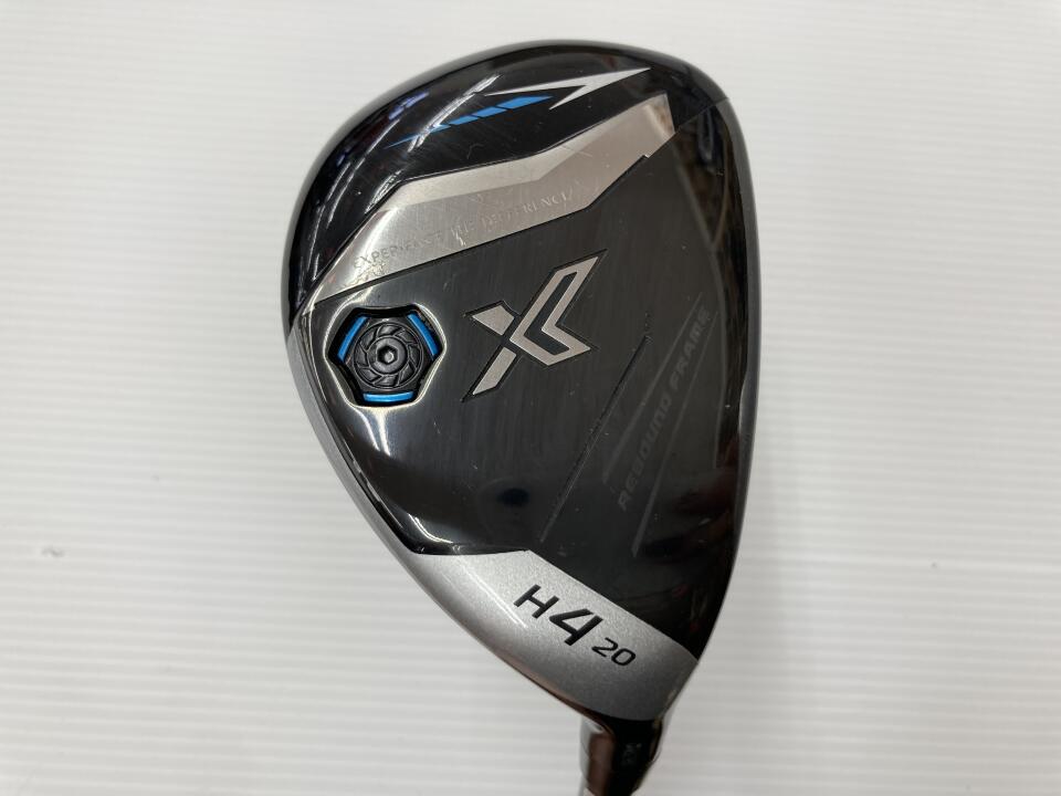 XXIO X 2024 ユーティリティ H4 20度 純正シャフト S HC有 XXIO X-eks- 2024｜ダンロップ｜ユーティリティ｜Miyazaki AX-3｜中古
