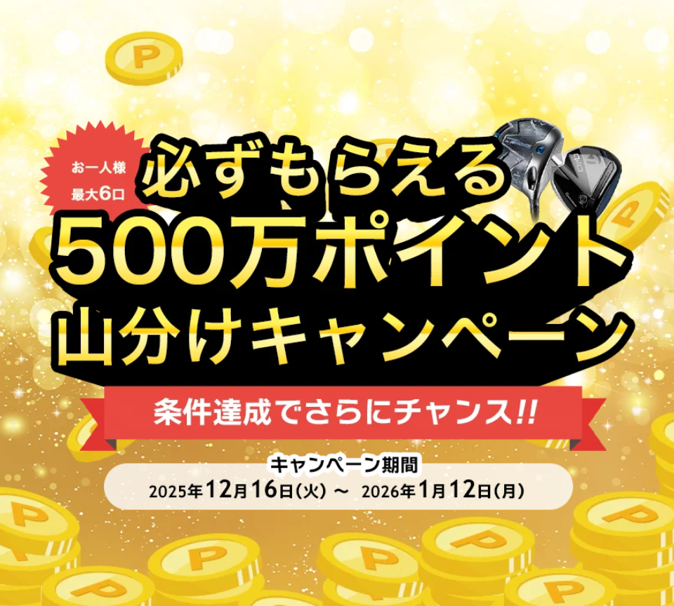 500万ポイント山分けキャンペーン
